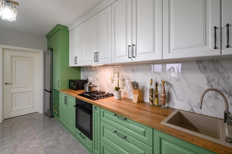 best teal color for kitchen cabinets