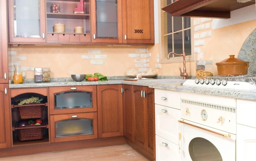refinishing 1950's kitchen cabinets