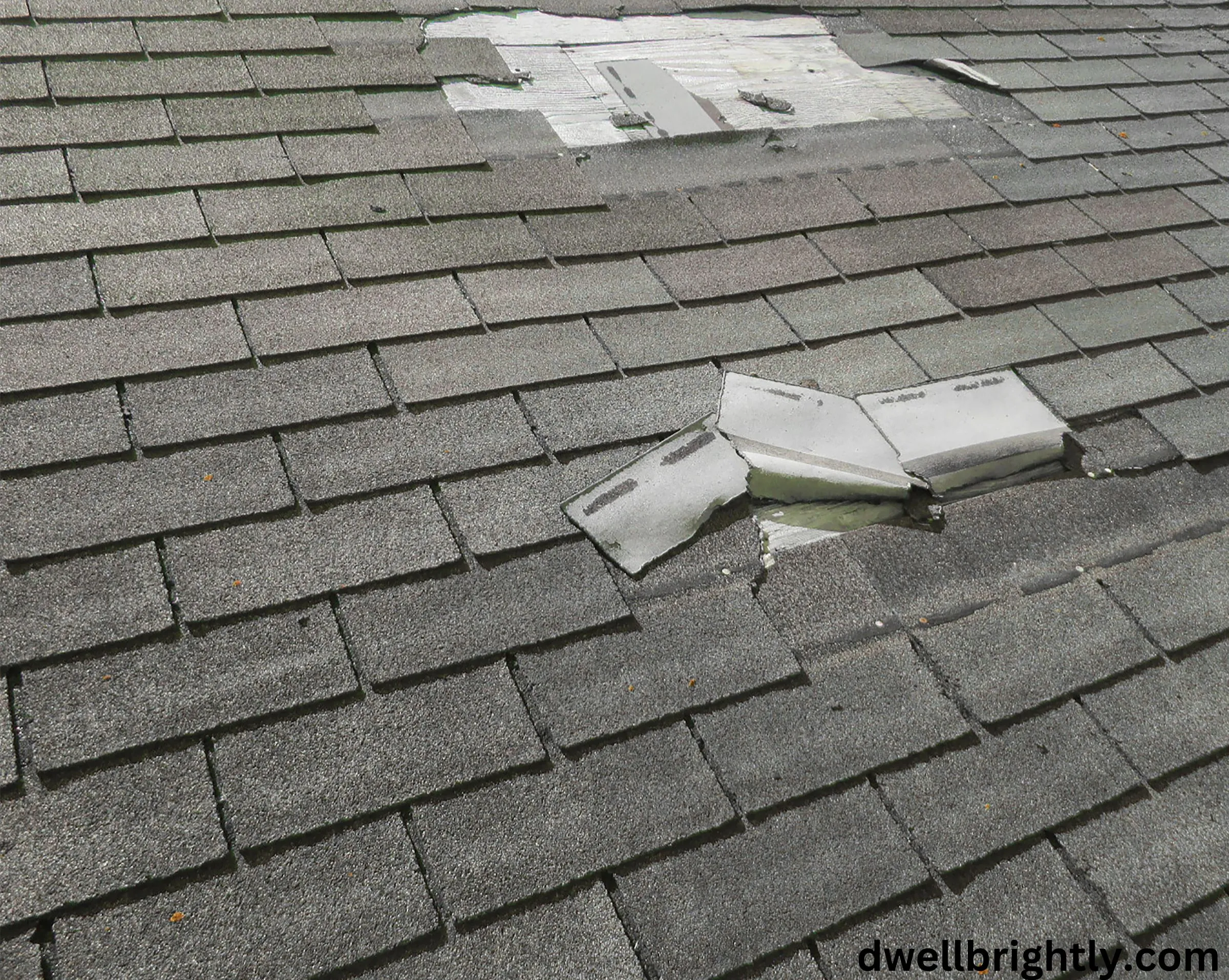 how much hail damage to replace roof